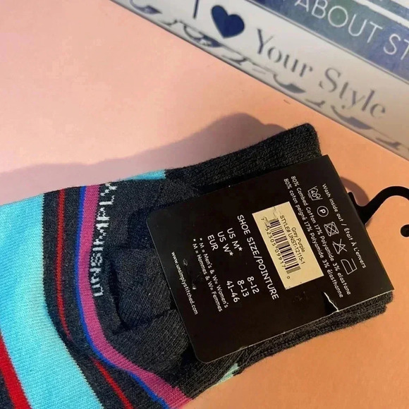 Unsimply Stitched Gray/Purple minimal stripe - Picture 6 of 7